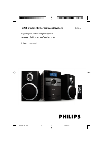Manual Philips DCB146 Stereo-set