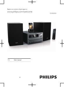 Manual Philips DCB2020 Stereo-set