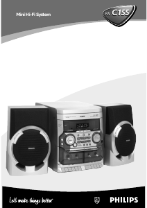 Manual Philips FW-C155 Stereo-set