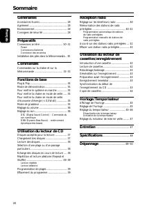 Mode d’emploi Philips FW-C155 Stéréo