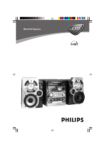 Bedienungsanleitung Philips FW-C717 Stereoanlage