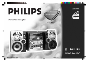 Manual Philips FW-C717 Aparelho de som