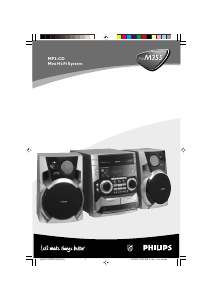 Manual Philips FW-M355 Stereo-set