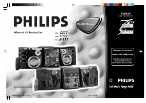 Manual Philips FW-M777 Aparelho de som