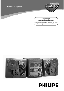 Bruksanvisning Philips FW-M777 Stereoanläggning