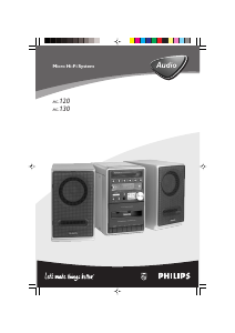 Bruksanvisning Philips MC-120 Stereoanläggning