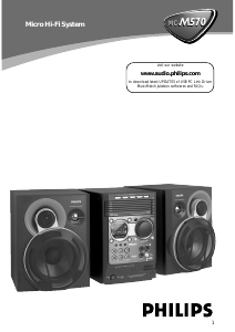 Manual de uso Philips MC-M570 Set de estéreo
