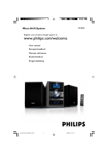 Bedienungsanleitung Philips MCB395 Stereoanlage
