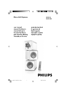 Bedienungsanleitung Philips MCM118B Stereoanlage