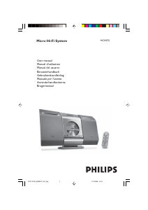 Bedienungsanleitung Philips MCM275 Stereoanlage