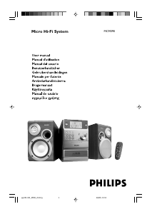Manual de uso Philips MCM390 Set de estéreo