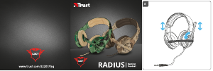 كتيب Trust 22208 Radius مجموعة الرأس