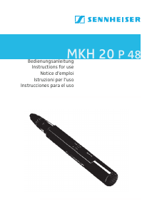 Bedienungsanleitung Sennheiser MKH 20-P48 Mikrofon