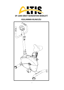 Kullanım kılavuzu Altis SP-1200 Kondisyon bisiklet