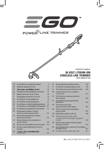 Посібник EGO ST1301E-S Ручна газонокосарка