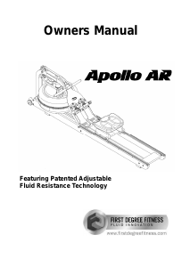 Manual First Degree Fitness Apollo AR Rowing Machine