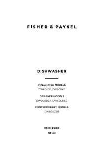 Manual Fisher and Paykel DW60UD6B Dishwasher