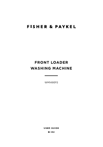 Manual Fisher and Paykel WM1490P2 Washing Machine