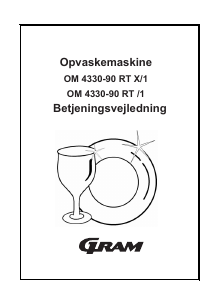 Brugsanvisning Gram OM 4330-90 RT X/1 Opvaskemaskine