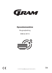 Brugsanvisning Gram OMI 62-38 T/1 Opvaskemaskine