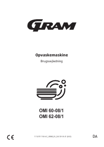 Brugsanvisning Gram OMI 62-08/1 Opvaskemaskine