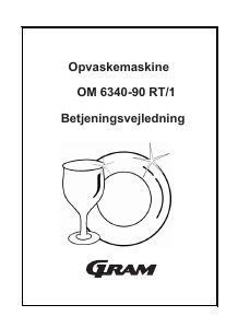 Brugsanvisning Gram OM 6340-90 RT/1 Opvaskemaskine