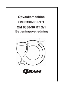 Brugsanvisning Gram OM 6330-90 RT X/1 Opvaskemaskine