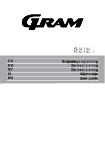 Käyttöohje Gram FS 3215-93/1 Pakastin