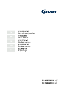 Manual Gram FS 481864 N X (v)/1 Freezer