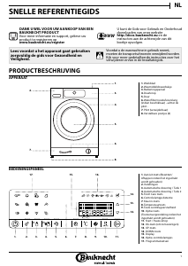 Handleiding Bauknecht WA Eco 1281 Wasmachine