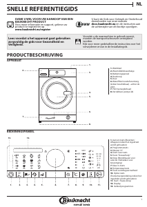Handleiding Bauknecht WA Eco 8280 Wasmachine