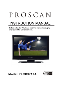 Handleiding Proscan PLCD3717A LCD televisie