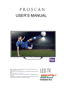 Manual Proscan PLDED5033A-RK-Q LED Television