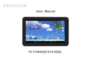 Handleiding Proscan PLT1065G Tablet
