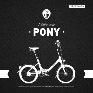 Priročnik Rog Pony Zložljivo kolo