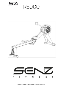 Manual Senz R5000 Rowing Machine
