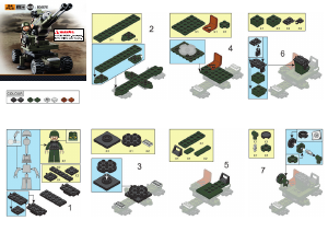 Handleiding Sluban set M38-B0587E Army Artillerie