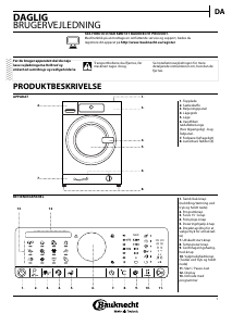 Brugsanvisning Bauknecht WA Platinum 854 I Vaskemaskine