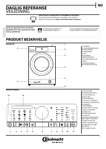 Bruksanvisning Bauknecht WA Platinum 882 I Vaskemaskin