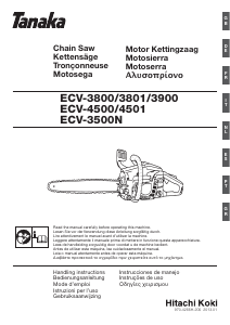 Εγχειρίδιο Tanaka ECV-4501 Αλυσοπρίονο