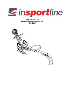 Manual inSPORTline IN 2810 Rowing Machine