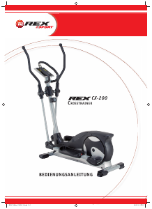 Bedienungsanleitung Rex CX-200 Crosstrainer