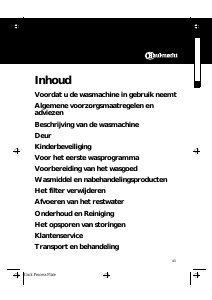 Handleiding Bauknecht WAA 1210 Wasmachine