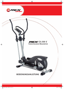 Bedienungsanleitung Rex CX-200 E Crosstrainer