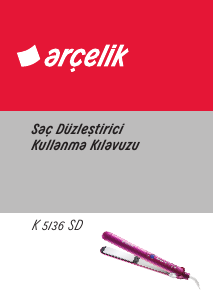 Kullanım kılavuzu Arçelik K 5136 SD Saç düzleştirici