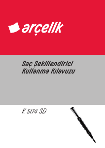 Kullanım kılavuzu Arçelik K 5176 SD Saç düzleştirici