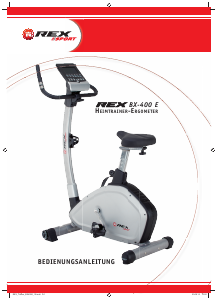 Bedienungsanleitung Rex BX-400 E Heimtrainer