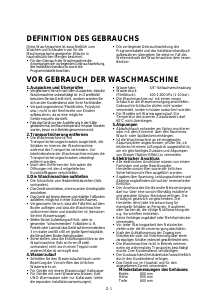 Bedienungsanleitung Bauknecht WAK 3462 Waschmaschine