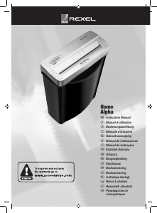 Manual Rexel Alpha Paper Shredder