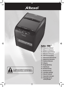 Manual Rexel Auto+ 80X Paper Shredder